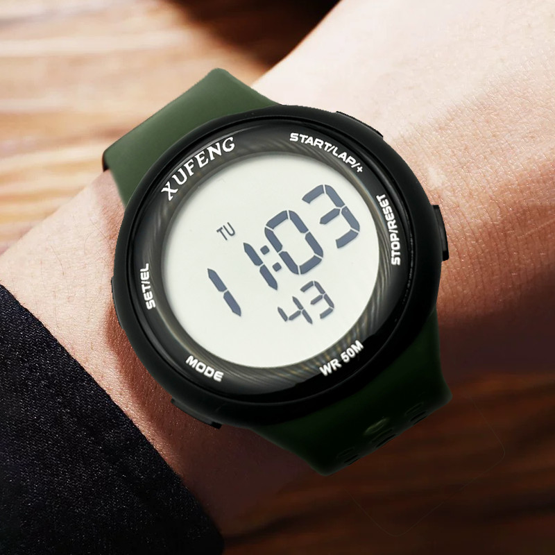 [349] Relógio Xufeng a prova d'agua masculino em Oferta na Shopee