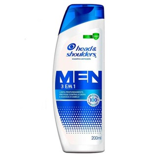 Shampoo Anticaspa Head&Shoulders Men 3 em 1 200ml em Oferta na Shopee