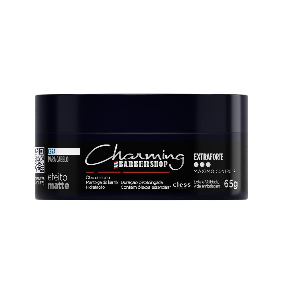 Cera para cabelo Efeito Matte Fixação extra forte Barbershop 65g em Oferta na Shopee