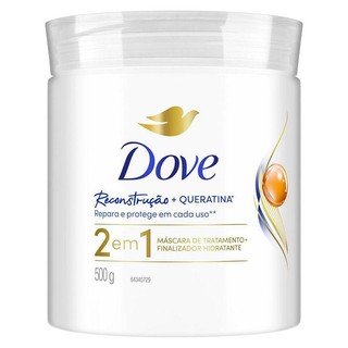Máscara de Tratamento Dove Reconstrução + Queratina 500g em Oferta na Shopee