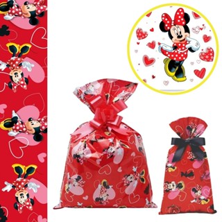 40 SACOLINHA MINNIE LOVE SURPRESA  20x29 CROMUS em Oferta na Shopee