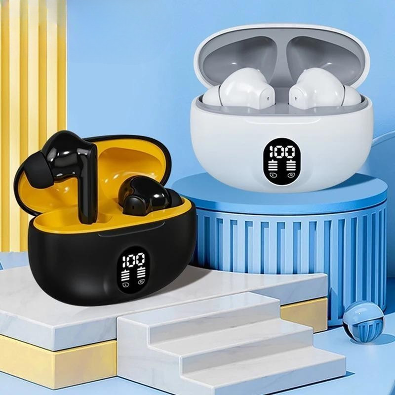 F3 Fone de Ouvido Sem Fio Bluetooth Tws Fones Microfone Embutido Controle de Toque Cancelamento de Ruído — R$ 23,80 em Shopee