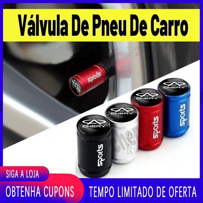 Para Tampa Da Válvula Do Pneu Roda Chery/Acessórios Carro