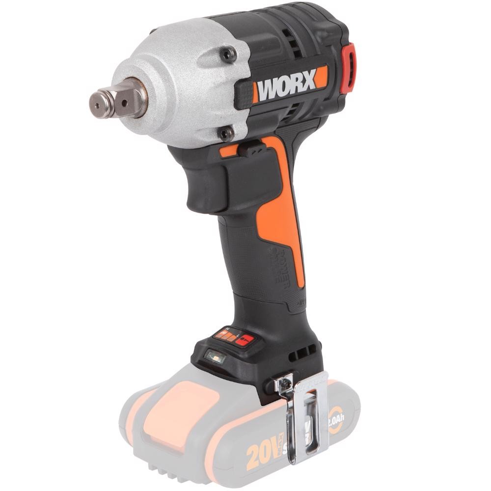 Chave de Impacto 1/2 POL 20V 300Nm Brushless Sem Bateria WX272.9 WORX