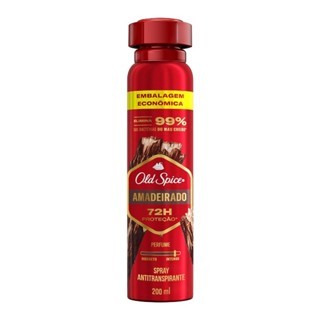 Desodorante Old Spice Lenha Spray Antitranspirante 200ml Embalagem Econômica