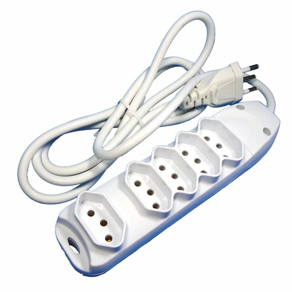 Extensão Elétrica de 1,5m com 5 Tomadas - DNI 7215 em Oferta na Shopee