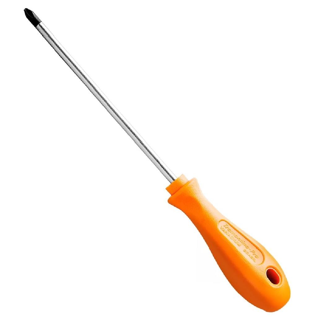 Chave Fenda Ponta Philips Ph01 3/16x10 Polegadas Tramontina - Home & Living