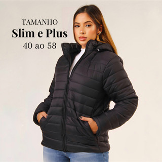 Jaqueta Feminina Inverno Jaqueta Puffer Feminino Jaqueta de Frio Feminina Jaqueta Corta Vento Feminina