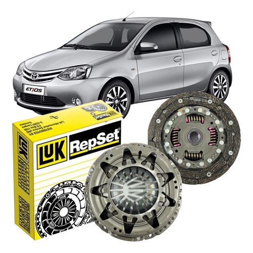 Kit Embreagem Completo Toyota Etios 1.3 1.5 2012 Á 2015 em Oferta na Shopee