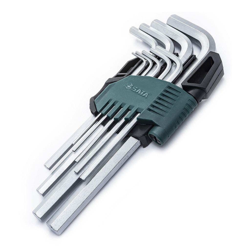 Jogo Chave Allen 1,5 a 10mm Sata Hexagonal Longa com 9 Peças ST09107ASJ em Oferta na Shopee