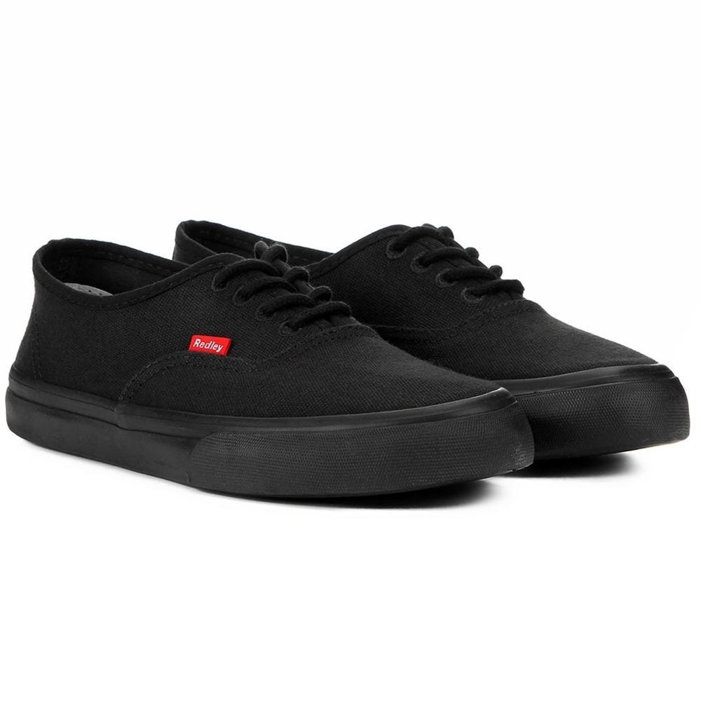 Tênis Redley Monocromo All Black Unissex - Preto - Men Shoes