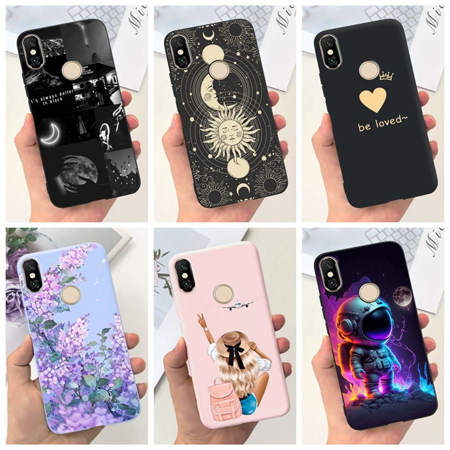 Xiaomi Redmi S2 Capa De Moda Padrão Frio Para M1803E6G Silicone Xiomi S 2 Telefone