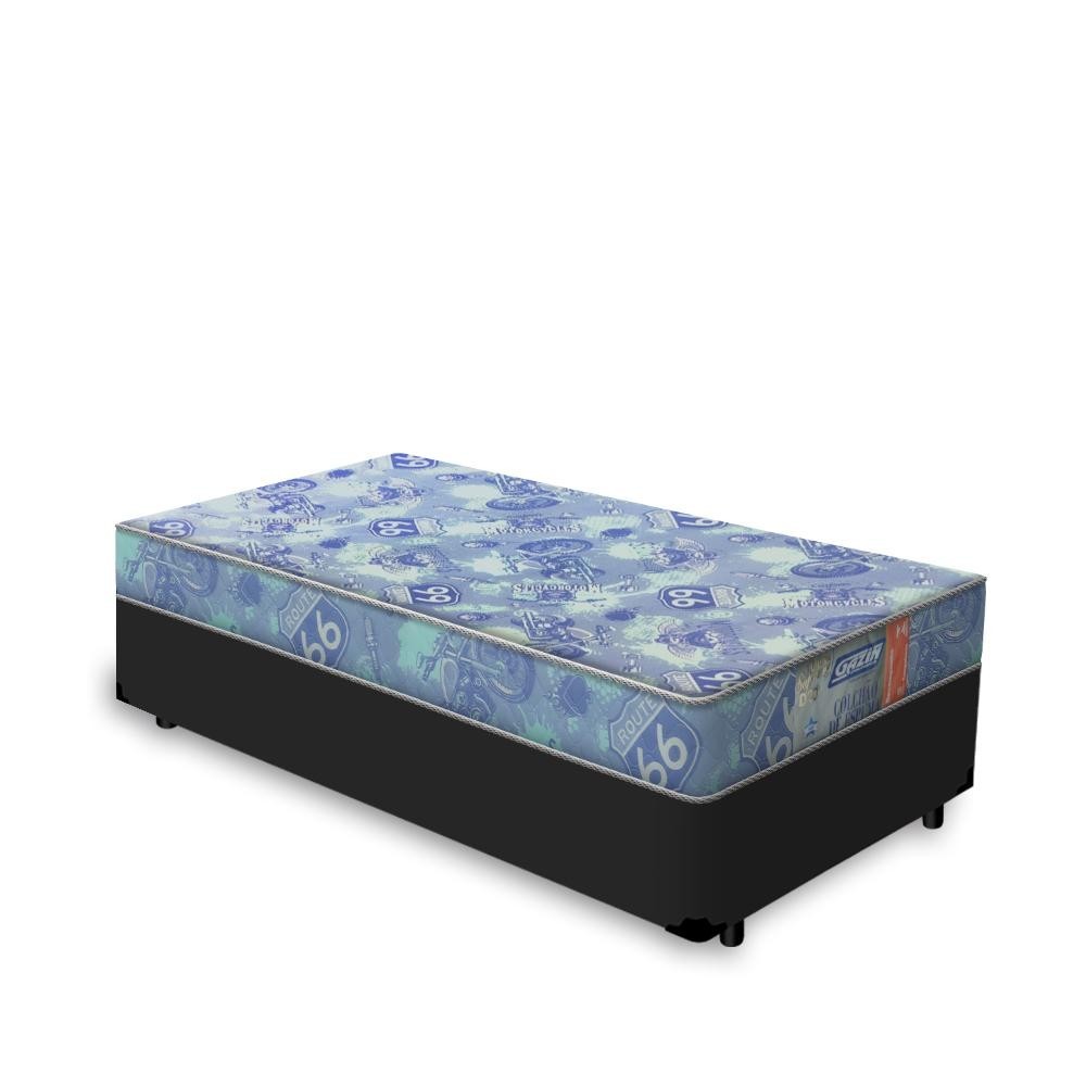 Cama Box com Colchão de Espuma D20 Gazin Supreme Solteiro 78cm