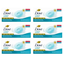Kit 6 Packs Sabonete Dove Cuida e Protege 6 unidades