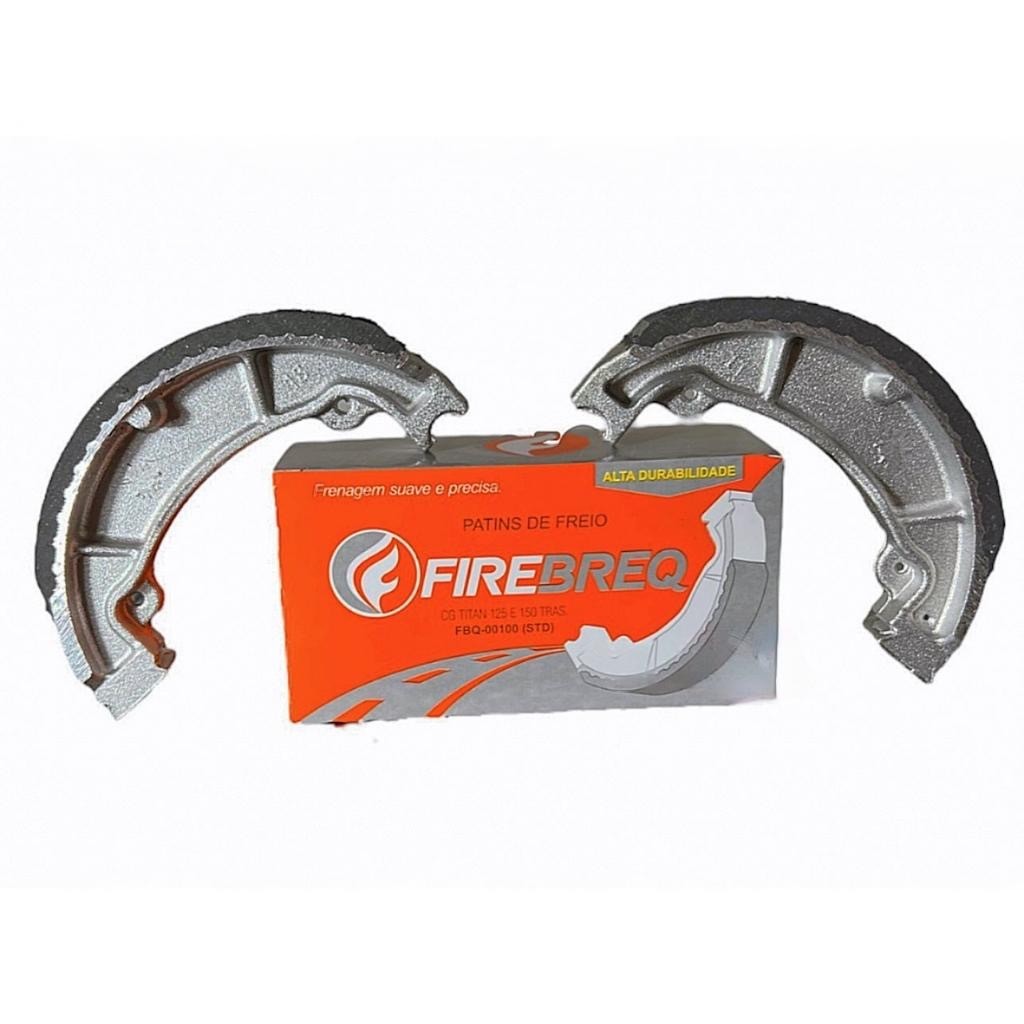 Patim Lona De Freio Cg Titan 125 /150/160 Traseiro/Dianteiro  STD/0,25/0,50
