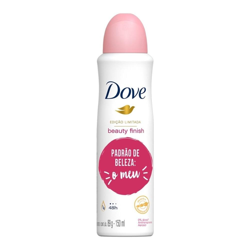 Desodorante Aerosol Dove Beauty Finish 150ml em Oferta na Shopee