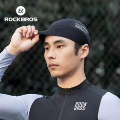 Boné De Ciclismo ROCKBROS Chapéu De Seda Respirável Para Bicicleta Verão Protetor Solar Unisex UV De Proteção