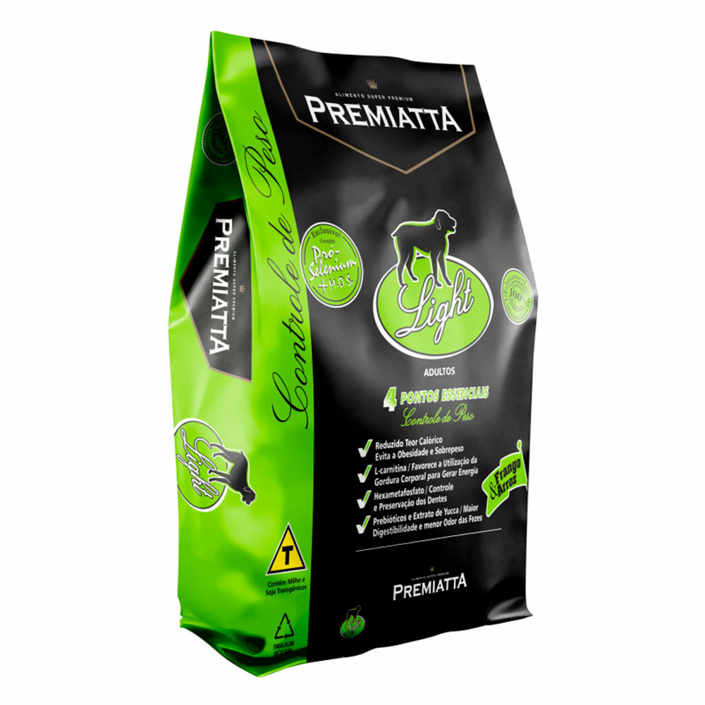 Ração Premiatta Cães Light 15kg em Oferta na Shopee