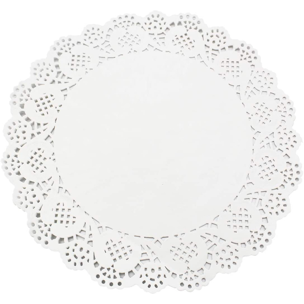 PAPEL RENDADO DOILIES PCT C/ 80 BRANCO 36,5 cm em Oferta na Shopee