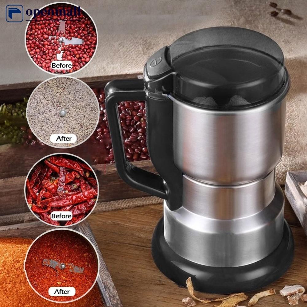 600ml Moedor Elétrico Multifuncional De Cozinha De Alta Potência 400W De Cereais Porcas Especiarias De Grãos Café Home