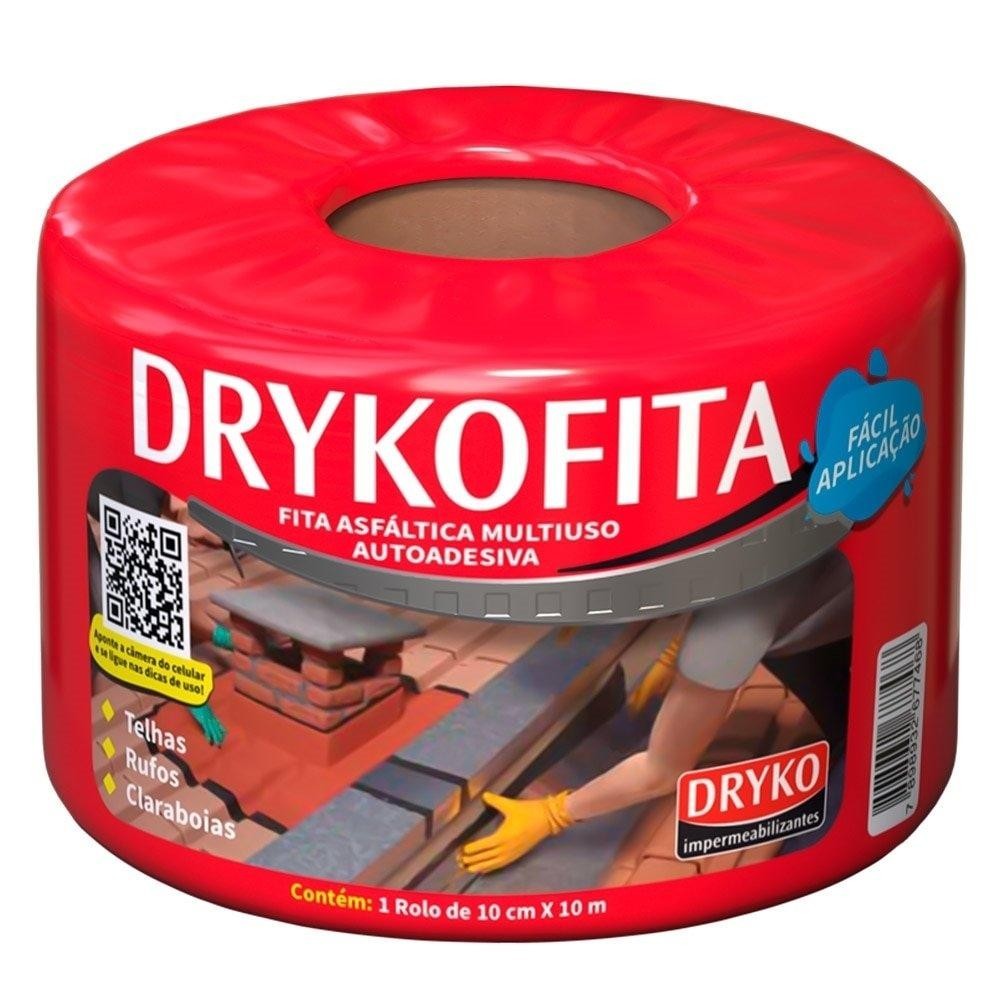 Drykofita Fita Aluminizada Impermeabilizante Dryko 10cmx10m - Home & Living