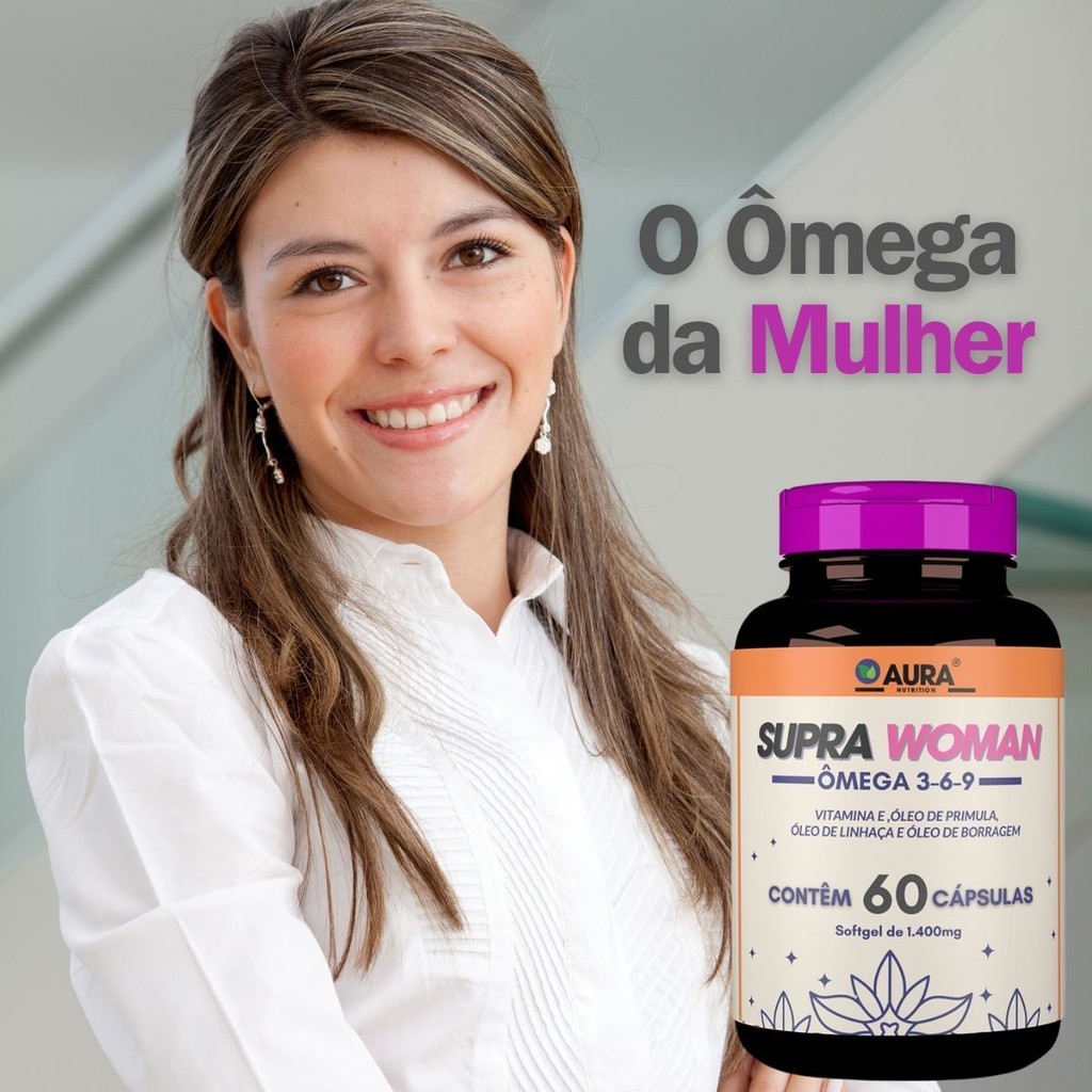 Ômega 3,6,9 Com Linhaça, Óleo de  Borragem e Prímula 60cp em Oferta na Shopee