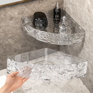 Prateleira De Organizador De Banheiro, Não Há Perfuração 1 Peça Triângulo Prateleira De Armazenamento Montada Na Parede Para Vaso Sanitário, Lavatório E Chuveiro em Oferta na Shopee
