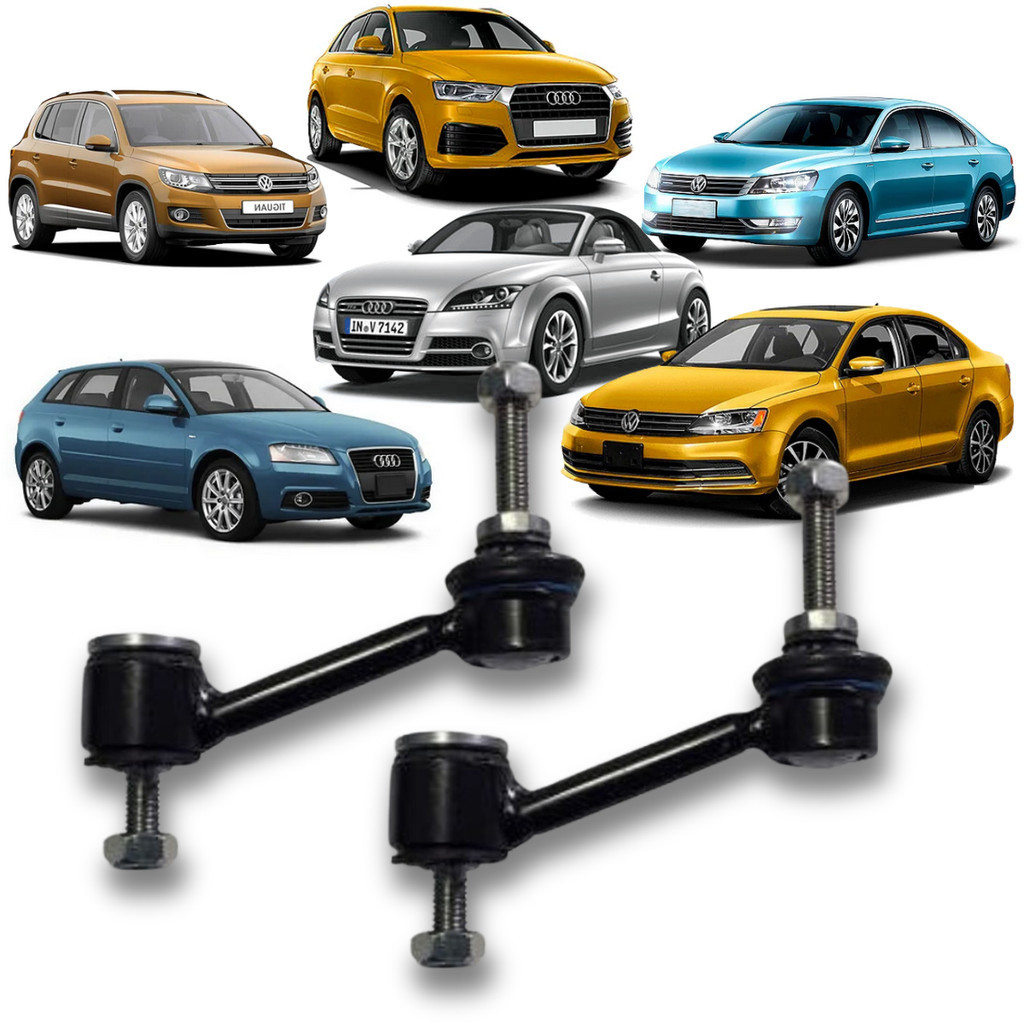 PAR DE BIELETA TRASEIRA JETTA TIGUAN PASSAT AUDI TT Q3 A3 2006 2007 2008 2009 2010 2011 2012 2013 2014 2015 2016 2017 2018