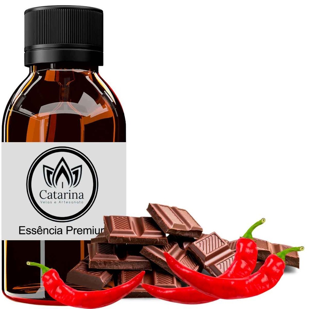 Essencia Para Velas Premium Chocolate com Pimenta Lipossolúvel 100 ml em Oferta na Shopee