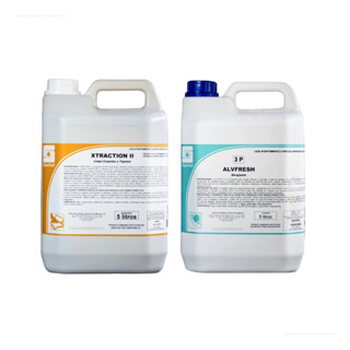 Kit Limpeza Estofados Carpetes Xtraction Ii 5l + Alvfresh 5l