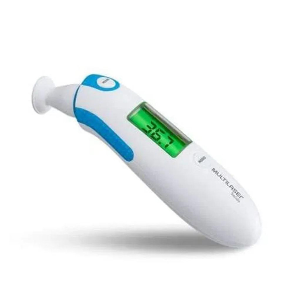 Termômetro Infravermelho e Auricular Multifunções ORIGINAL - Multi Saúde