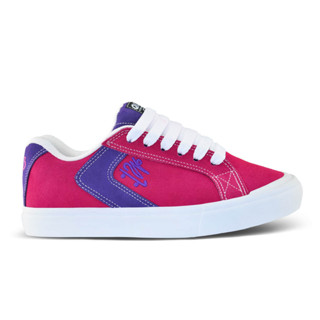 Tênis Street Casual QIX Chorão Park by PIG Feminino Rosa Roxo em Oferta na Shopee