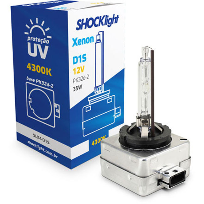 Lâmpada Shocklight Xenon D1s 4300k 35w 12v Luz Amarela em Oferta na Shopee