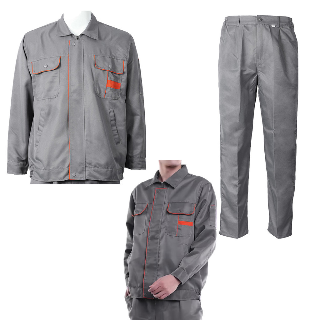 Conjunto Uniforme EPI Segurança do Trabalho Listra Refletiva Construçao Civil Operario Mecanico Eletricista Prestador de Serviço Proteçao