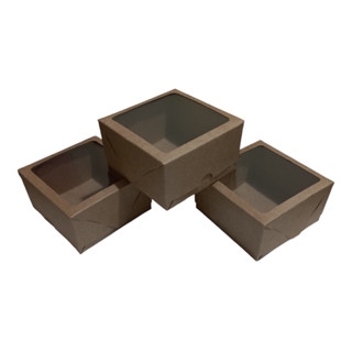 20 caixas 11x11x6 altura cor kraft doces presentes multiuso em Oferta na Shopee