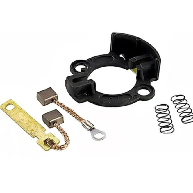 Kit Escova Motor Arranque Biz 100 1998 Até 2006 Es