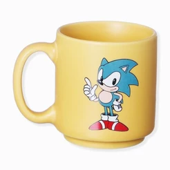 Mini Caneca de Cerâmica Tina - Sonic Speed - 100ml - 1 unidade - Sega Original - Rizzo