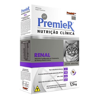 Ração Premier Nutrição Clínica Renal Gatos Adultos 1,5kg em Oferta na Shopee