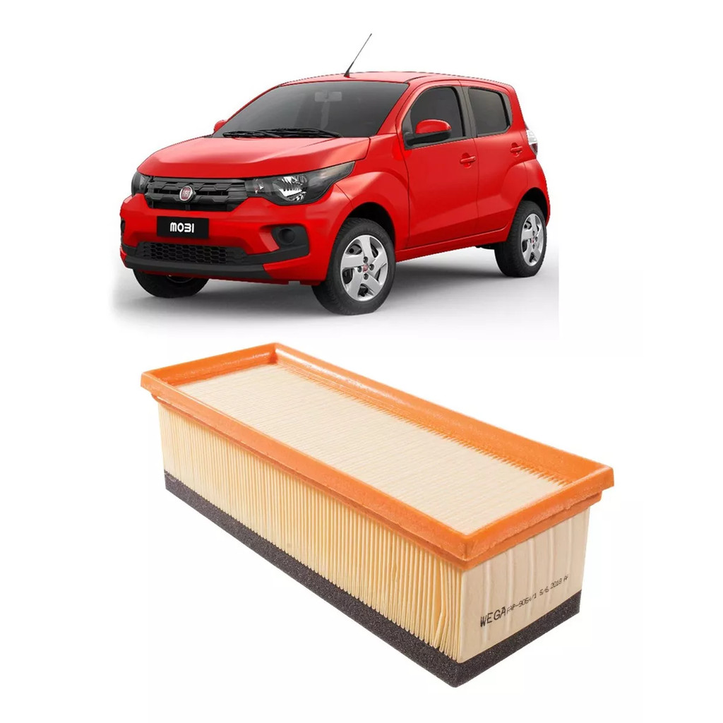 Filtro de Ar de Motor  Fiat Fiorino / Grand Siena / Uno / Peugeot Partner  - FAP9054 - Wega