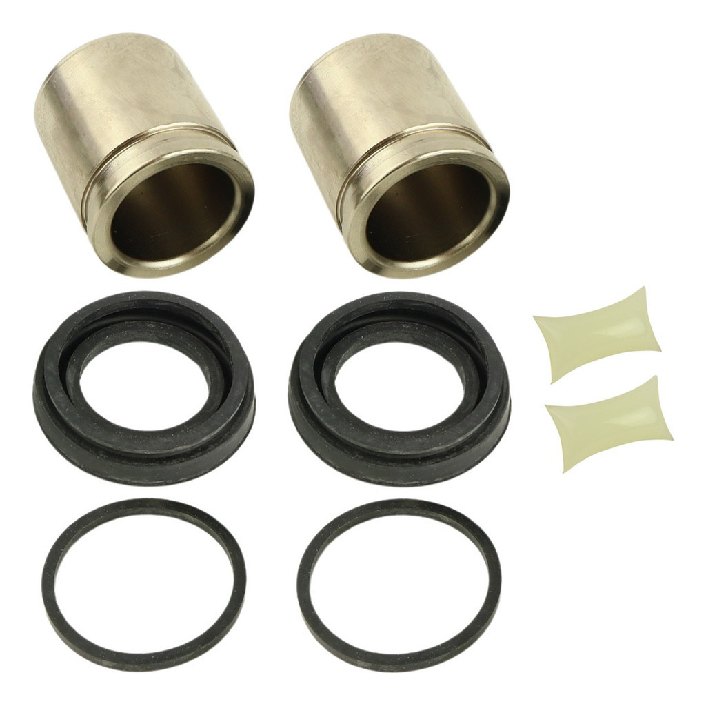 Par de Pistões Reparo da Pinça dos Freios Dianteiros Frontier 4X2, 4X4 Motor 2.8 MWM 2003, 2004, 2005, 2006, 2007, 2008