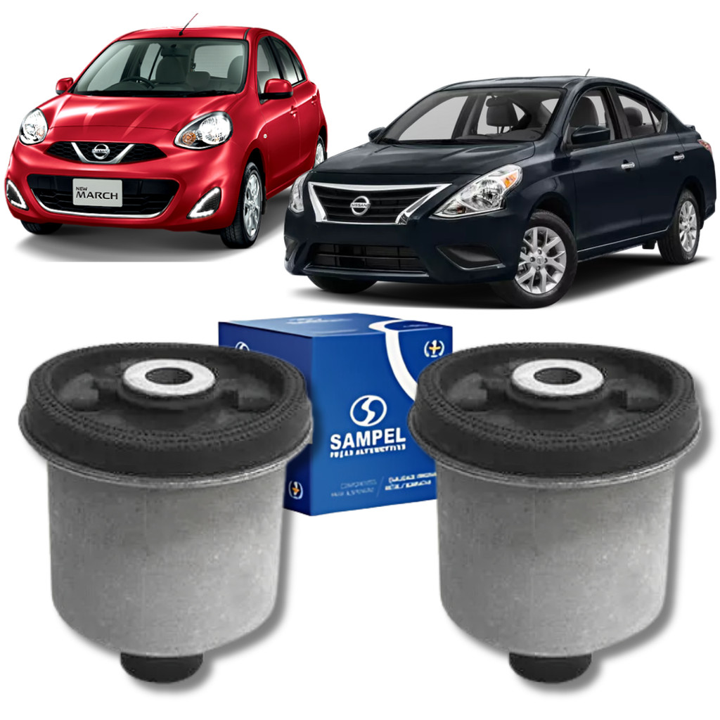 PAR BUCHA DO EIXO TRASEIRO NISSAN MARCH VERSA 2012 2013 2014 2015 2016 2017 2018 2019