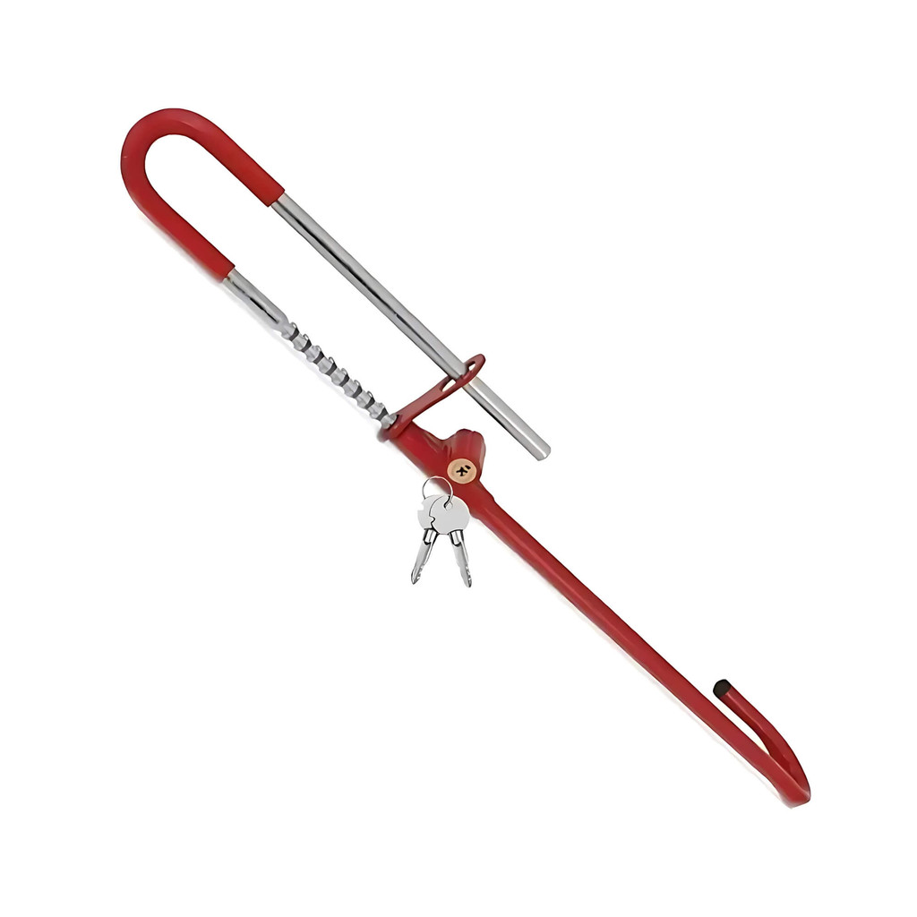 Trava de Volante / Pedal Algema Antifurto Segurança Automotiva 6091 Overvision - TRA-0002 em Oferta na Shopee