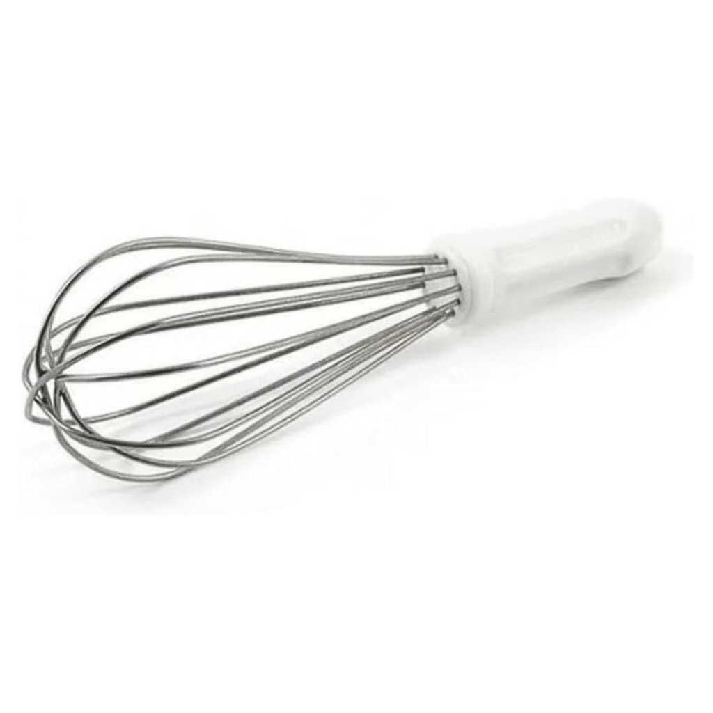 Batedor Fouet Inox Profissional 25cm Branco Fue Creme Clara Batedor Fouet Inox Profissional 25cm Branco Fue Creme Clara