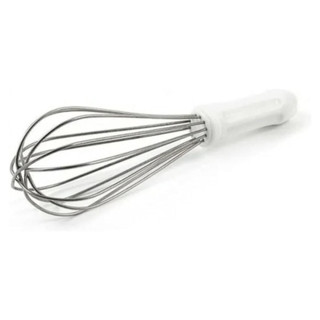 Batedor Fouet Inox Profissional 25cm Branco Fue Creme Clara em Oferta na Shopee