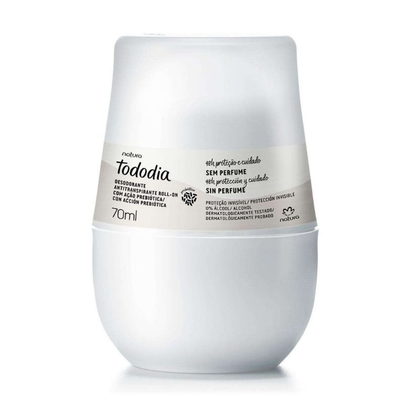 Desodorante rolon sem perfume Natura Tododia 70nl em Oferta na Shopee