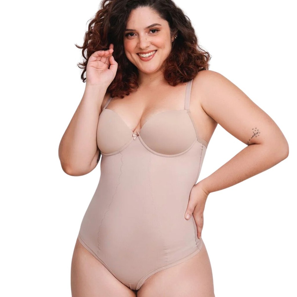 Body Feminino Modelador Fio Dental Vi Lingerie