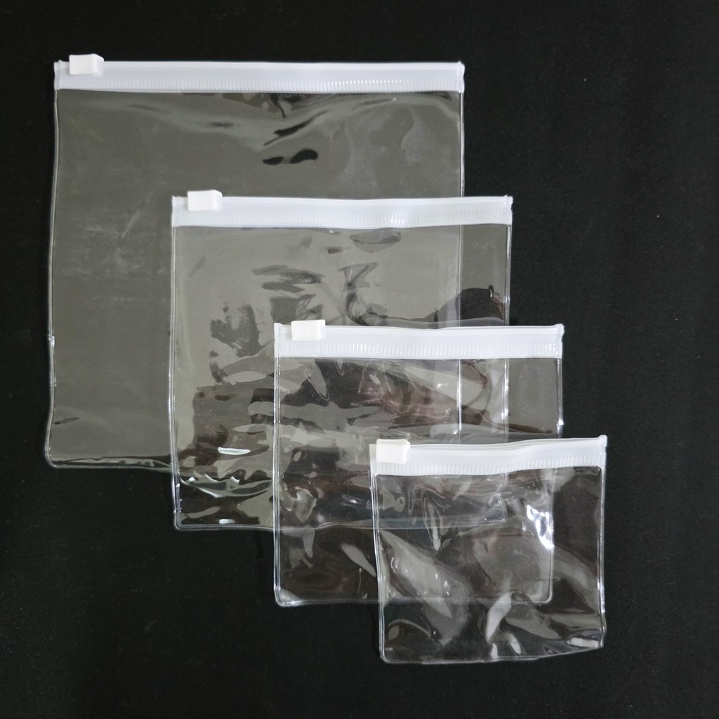 Sacos Zip PVC Incolor Transparente 10 unidades organização casa semi joia bijouteria vários tamanhos
