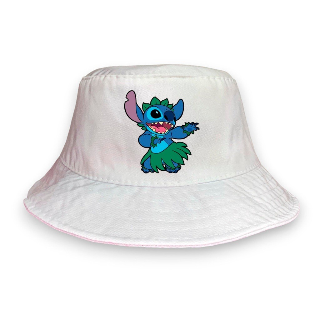 Chapeu Bucket Hat Stitch Dançando Hula Hula Fofo Envio Imediato