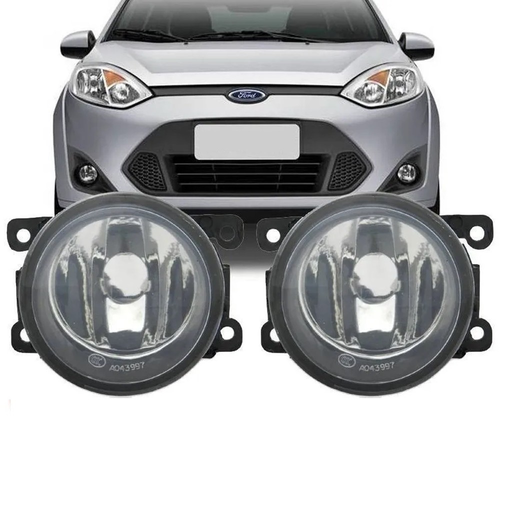 Par Farol De Milha Universal Ford Fiesta Hatch/Sedan 2011 2012 2013 2014 em Oferta na Shopee