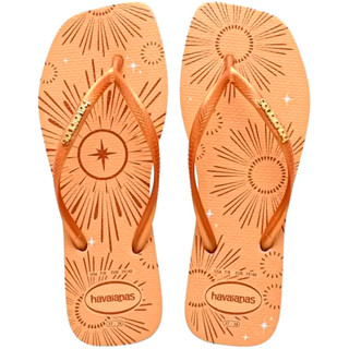 HAVAIANAS SLIM SQUARE METTALIC PARTY 0570 DOURADO 33/34 em Oferta na Shopee